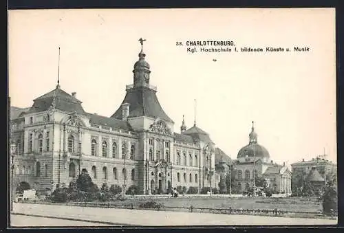 AK Berlin, Kgl. Hochschule f. bildene Künste und Musik in Charlottenburg