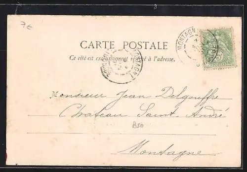 AK Libourne, Le Torpilleur 165 à l`appareillage sur la Dordogne