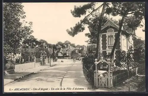 AK Arcachon, Un coin de la Ville d`Automne