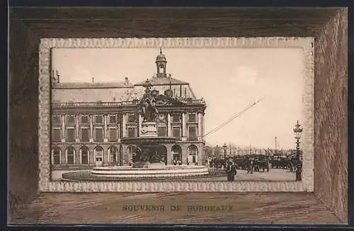AK Bordeaux, La Fontaine des Trois-Grâces