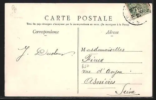 AK Bordeaux, La rue Sainte-Catherine animée avec passants et boutiques