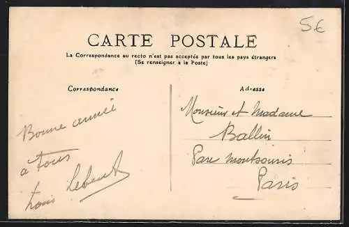 AK Bordeaux, Porte des Salinières avec passants et charrettes