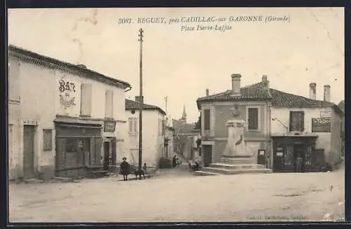 AK Béguey, Place Pierre-Lafitte