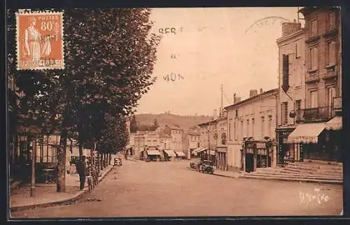 AK Castillon, Vers la Place Thiers