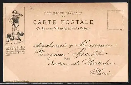AK Lamarque, Château de Lamarque, exemple d`architecture militaire médiévale