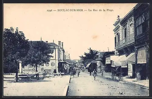 AK Soulac-sur-Mer, La Rue de la Plage