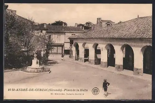 AK Saint-André-de-Cubzac, Place de la Halle