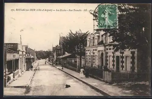 AK Soulac-sur-Mer, Les Écoles, Rue Tronche