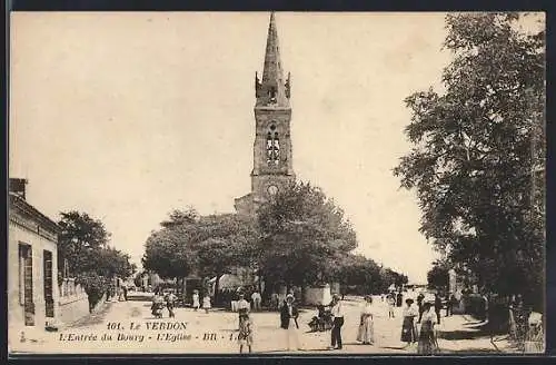 AK Le Verdon, L`Entrée du Bourg, L`Église