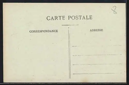 AK Villandraut, Place Victor-Hugo avec arbres et bâtiments adjacents