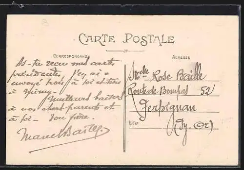 AK La Réole, la Sous-Préfecture (ancien Couvent des Bénédictins) et le tunnel