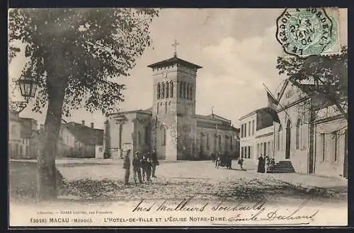 AK Macau, L`Hôtel-de-Ville et l`église Notre-Dame