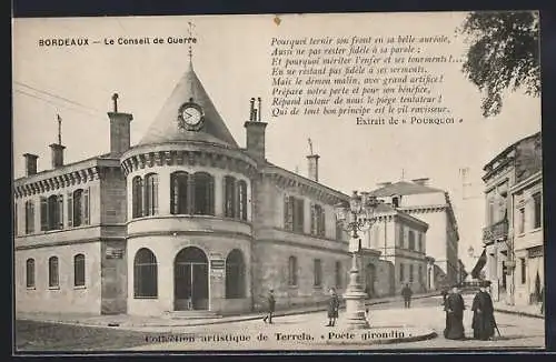 AK Bordeaux, Le Conseil de Guerre