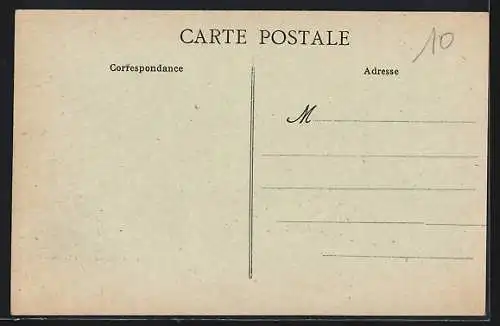 AK Les Églisottes, Papeteries de Montourat, Vue prise du barrage