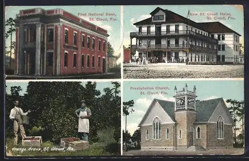 AK St. Cloud, FL, New St. Cloud Hotel, First National Bank