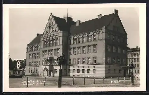 AK Teschen / Ces. Tesin, Radnice, Rathaus