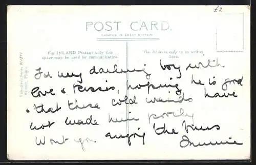 AK Passagierschiff RMS Walmer Castle vor der Küste, Union-Castle Line