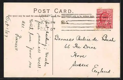 AK Passagierschiff RMS Ivernia vor der Küste vor Anker, Cunard Liner