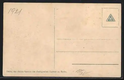 AK Berlin, Zoologischer Garten, Gasthaus Waldschänke