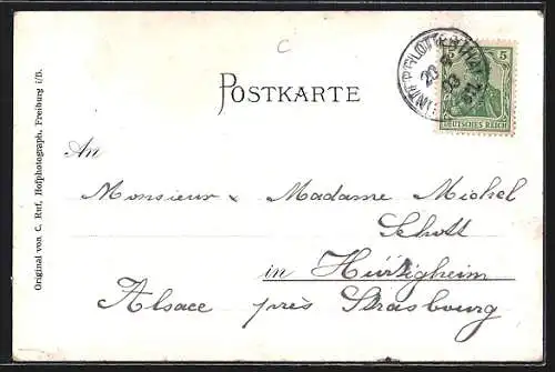 AK Niederwinden, Elzthäler in badischer Volkstracht