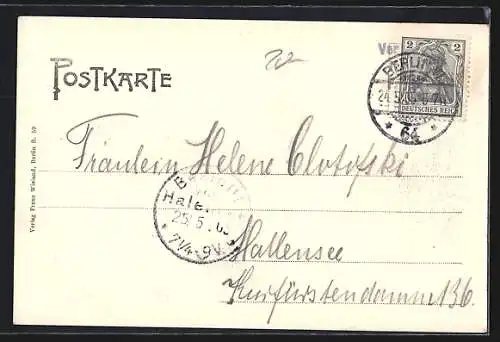 AK Berlin-Tiergarten, Restaurant Kaiser-Wilhelm-Zelt, In den Zelten 2