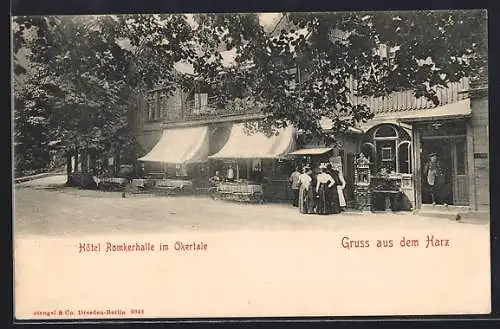AK Oker /Harz, Hotel Romkerhalle im Okertale