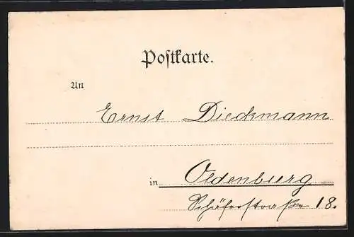 AK Oldenburg i. Gr., Grossherzogliches Theater, Carl Bender