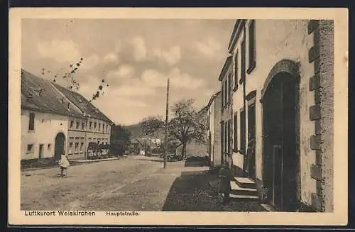 AK Weiskirchen / Trier, Blick in die Hauptstrasse
