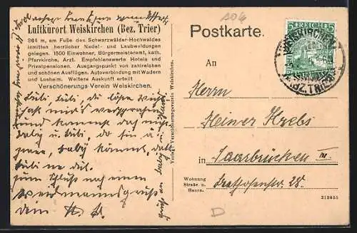 AK Weiskirchen / Trier, Blick in die Hauptstrasse