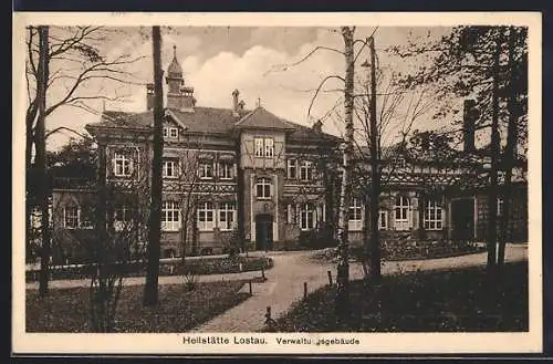 AK Lostau, Ansicht der Heilstätte