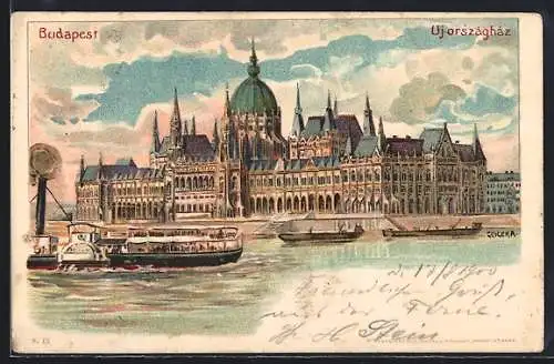 Lithographie Budapest, Uj-orszaghaz