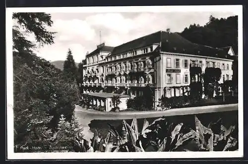 AK Badenweiler, Ansicht vom Park Hotel