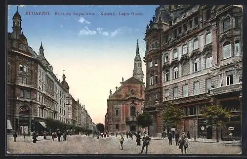 AK Budapest, Kossuth Lajos-Gasse