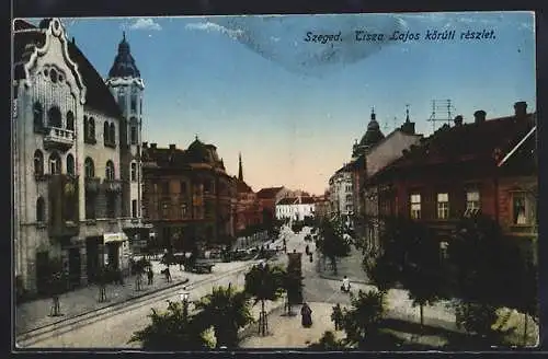 AK Szeged, Tisza Lajos körúti részlet