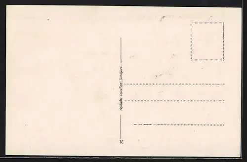 AK Sarajewo, Strassenpartie mit Geschäften
