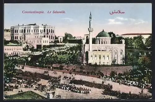 AK Constantinople, Le Selamlik mit Armee