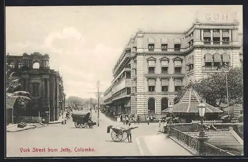 AK Colombo, York Street from Jetty