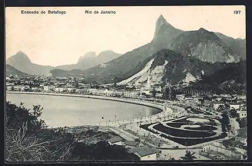 AK Rio de Janeiro-Botafogo, Enseada mit Strand und Park