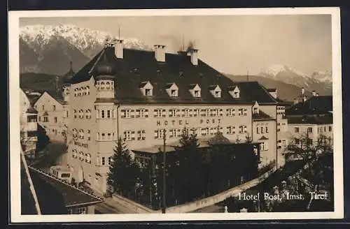 AK Imst, Blick zum Hotel Post