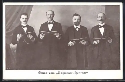 AK Musiker Kohlröserl-Quartett