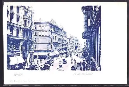 AK Berlin, Friedrichstrasse, Kaiser Hotel, Hotel Stadt Gotha