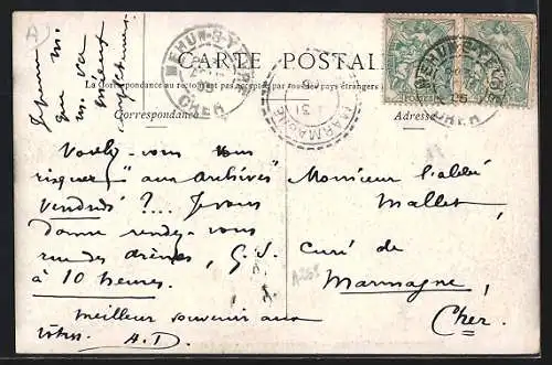 AK Manouevres militaires, Construction d`un Pont par le Génie
