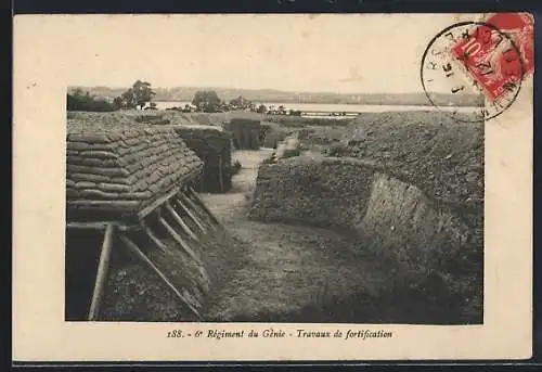 AK 6. Régiment du Génie, Travaux de fortification