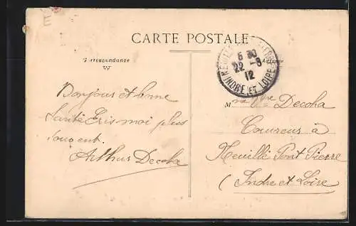 AK 6. Régiment du Génie, Pont de chevalets sur le Louet, Passage d`une voiture de sapeurs-mineurs