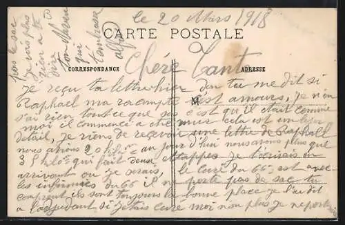 AK Compiégne, pont de bateaux construit par le génie francais