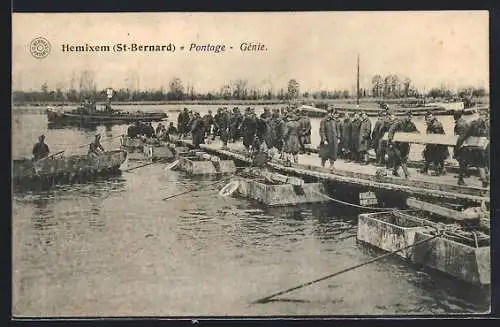 AK Hemixem /St-Bernard, Pontage, Génie