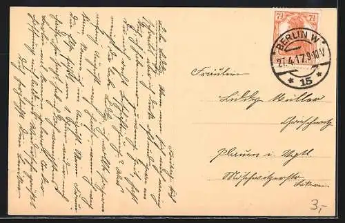 AK Berlin, Blick vom Rathausturm