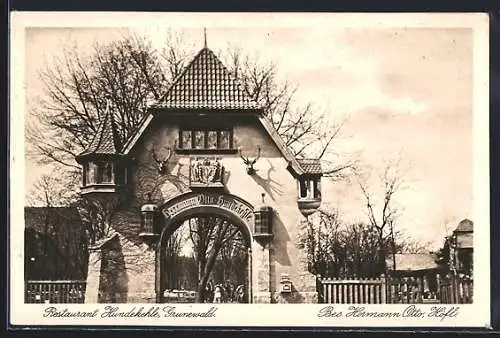 AK Grunewald, Restaurant Hundekehle, Bes. Hermann Otto