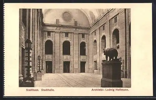 AK Berlin, Stadthalle des Stadthauses