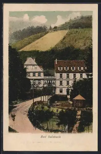 AK Lautenbach / Schwarzwald, Hotel Bad Sulzbach im Renchtal